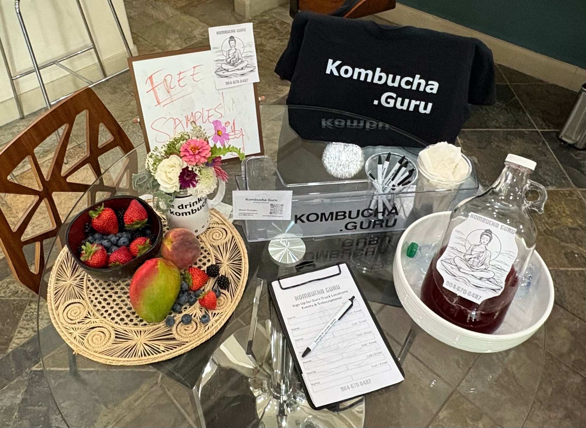 Kombucha Guru Mobile Setup